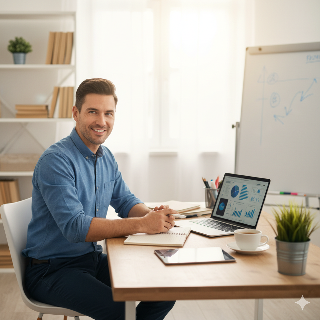 Foto del creador de los cursos